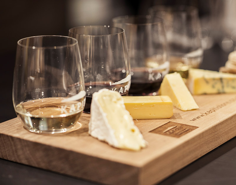 Kapiti cheese matched with award winning wines