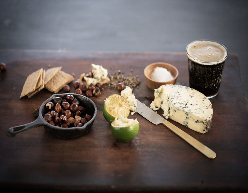 Kāpiti Kikorangi Blue Cheese & lime-roasted hazelnuts