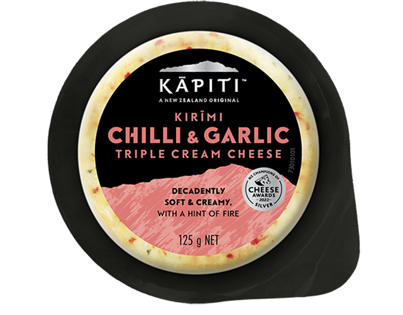 Kāpiti Kirīmi Chilli & Garlic Triple Cream Cheese
