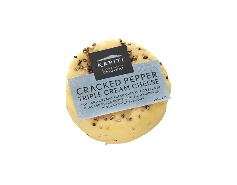 Kāpiti Cracked Pepper Triple Cream Cheese