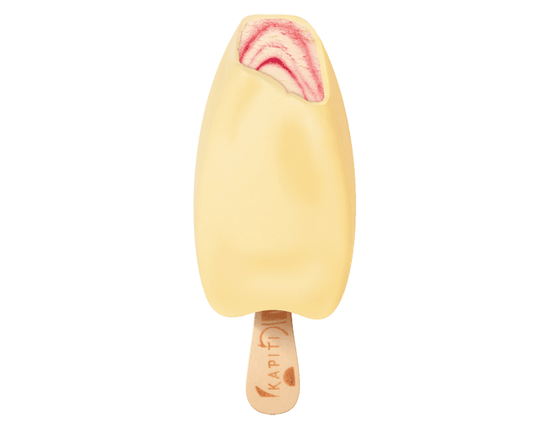 Kāpiti White Chocolate & Raspberry Ice Cream