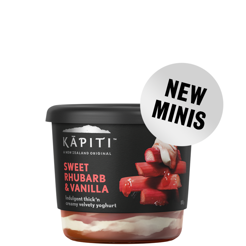 Sweet Rhubarb & Vanilla Mini
