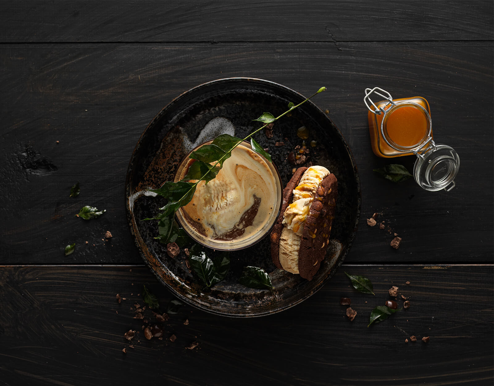 Affogato Ice Cream Sandwich