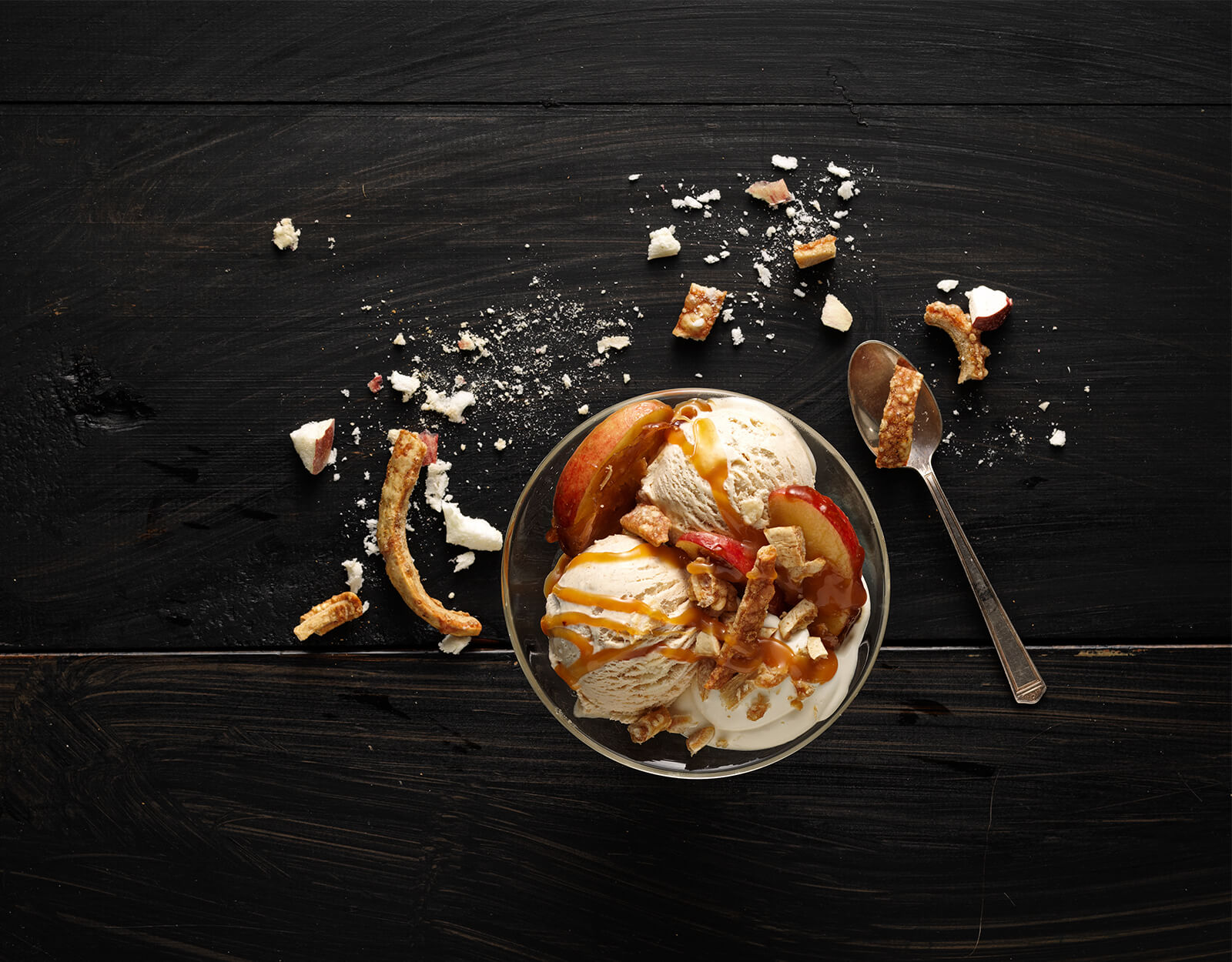 Spiced Apple Crumble Sundae