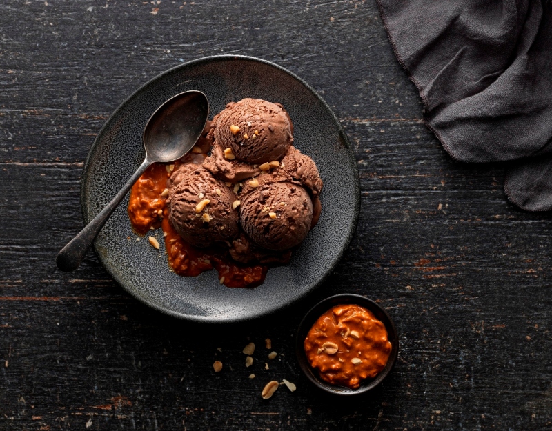 Triple Chocolate Ice Cream with Peanut Butter